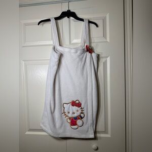Hello Kitty Women’s Y2K 2009 White Towel Dress Wrap